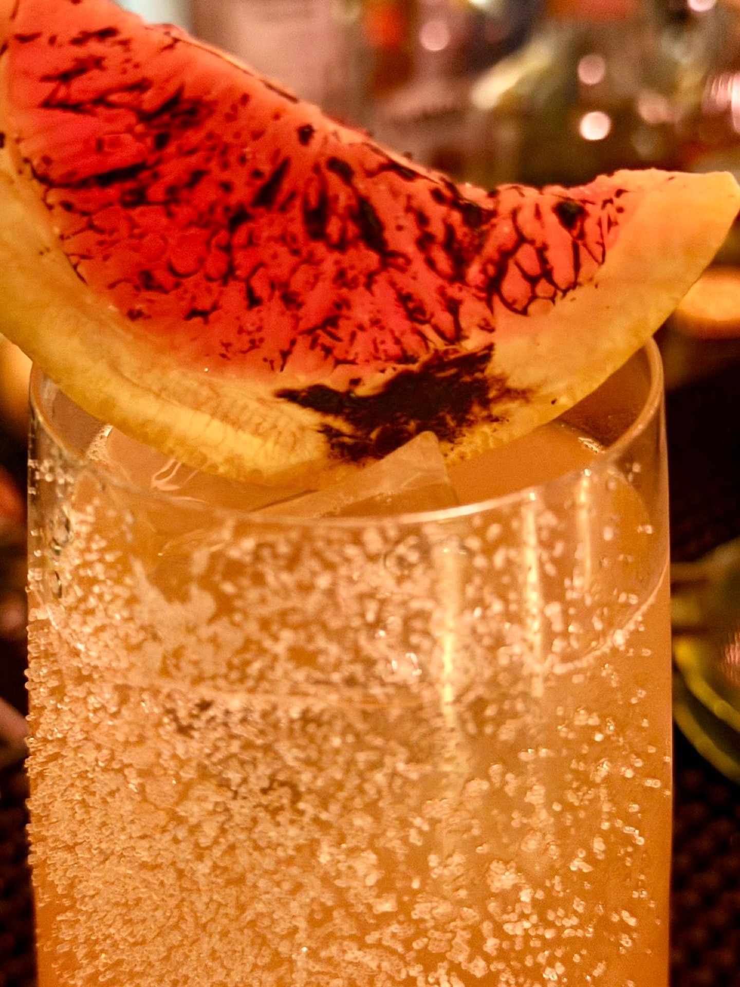 Frozen cocktail from the ao lado window