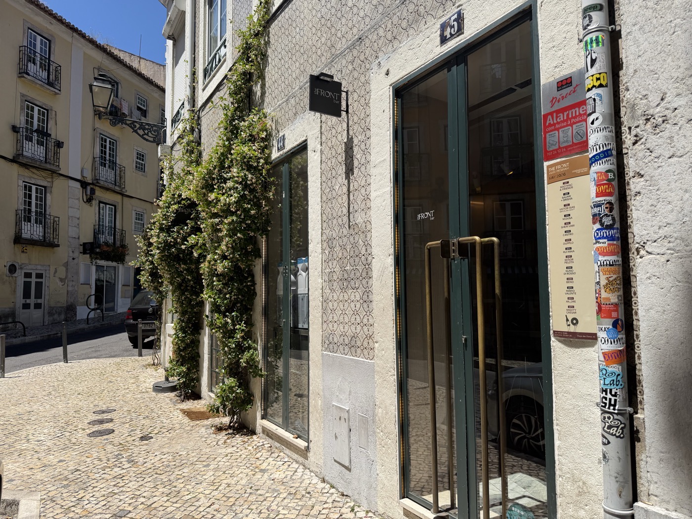 the FRONT bar — Praça das Flores 44
